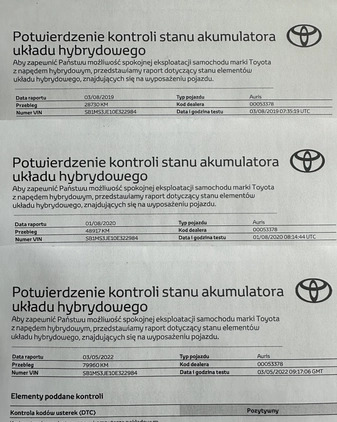 Toyota Auris cena 59900 przebieg: 100400, rok produkcji 2017 z Stąporków małe 781